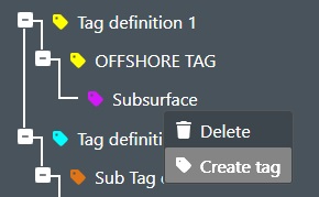 Create Sub Tag